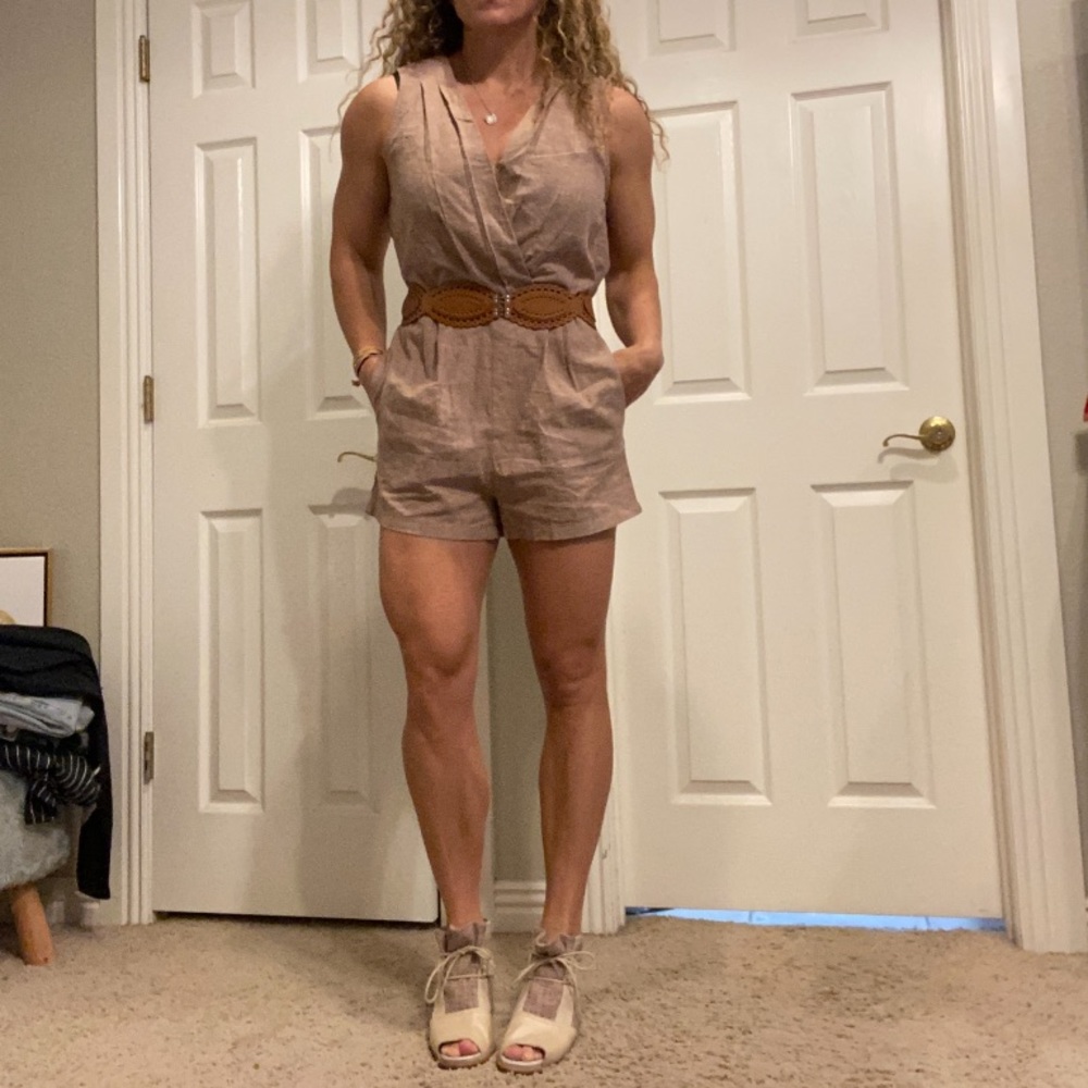 Brown romper